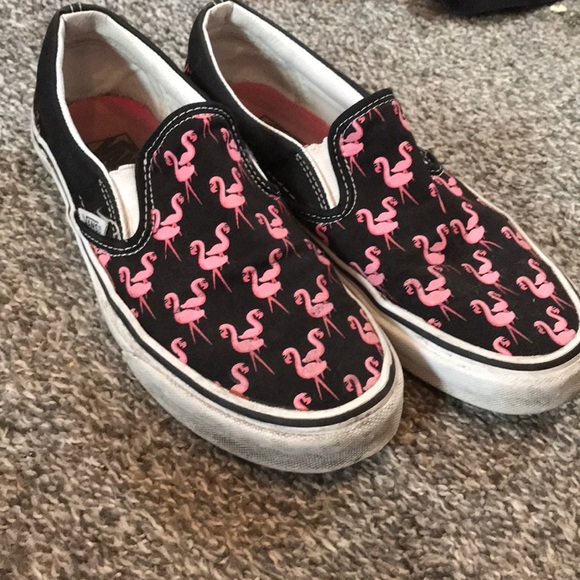 Vans Shoes - Flamingo Vans!!